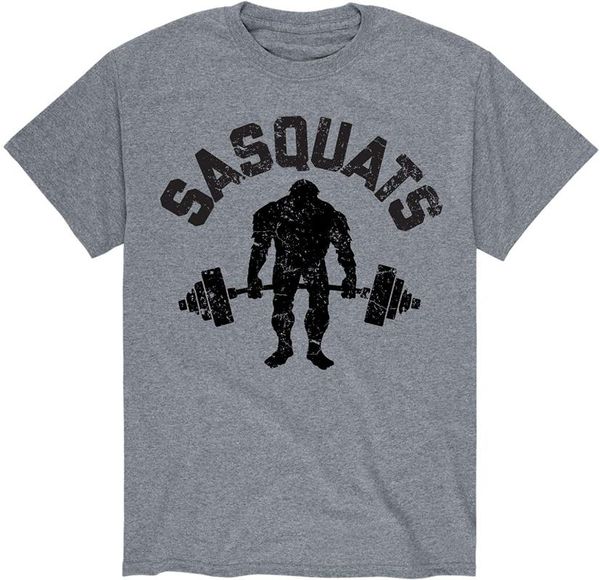 

men's t-shirts sasquats - short sleeve graphic t-shirt, White;black