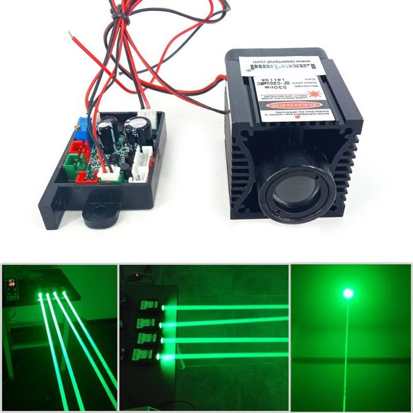 

effects 530nm 200mw green diode laser module for stage lighting bird/animal scare curtain escape room hunt
