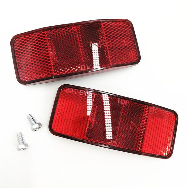 

bike taillight bicycle rear racks reflective plastic board mtb city cycling safety warning light cateye lights