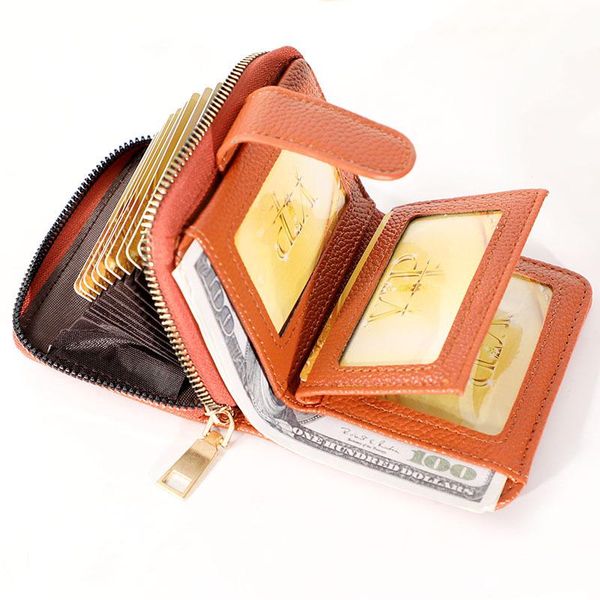 

card holders case business holder phone id designer wallet men, Brown;gray