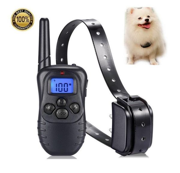 

dog training collar for small medium large dogs-330 yards rechargeable remote and rainproof pu collars pet traning & leashes