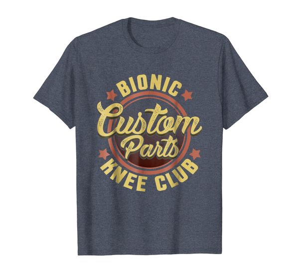 

Bionic Knee Club Custom Parts Funny Knee Replacement T-Shirt, Mainly pictures