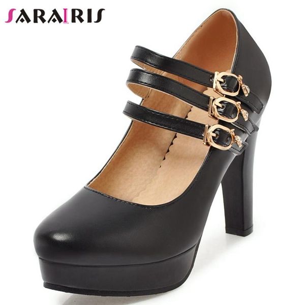 

dress shoes sarairis ol concise platform pumps women fashion high heels ladies elegant shallow, Black
