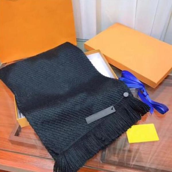 

winter luxury cashmere scarves high end classic brand fashionable men and women's large shawls 180x32, Blue;gray