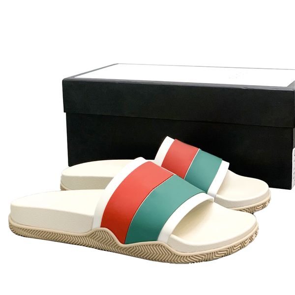 

slides womens mens slippers fashion letter slipper leather flats sandals summer beach shoes loafers gear bottoms sliders bathroom home shoe, Black