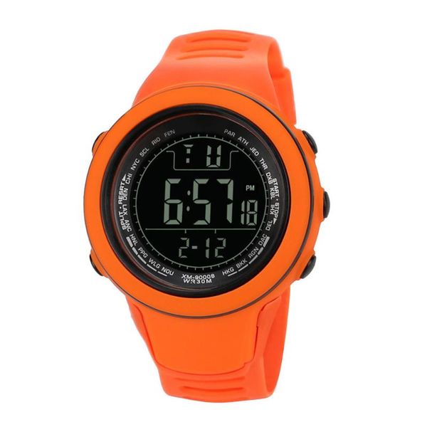 

fashion large dial military quartz men watch luxury analog digital sport led waterproof casual wristwatch #10 wristwatches, Slivery;brown