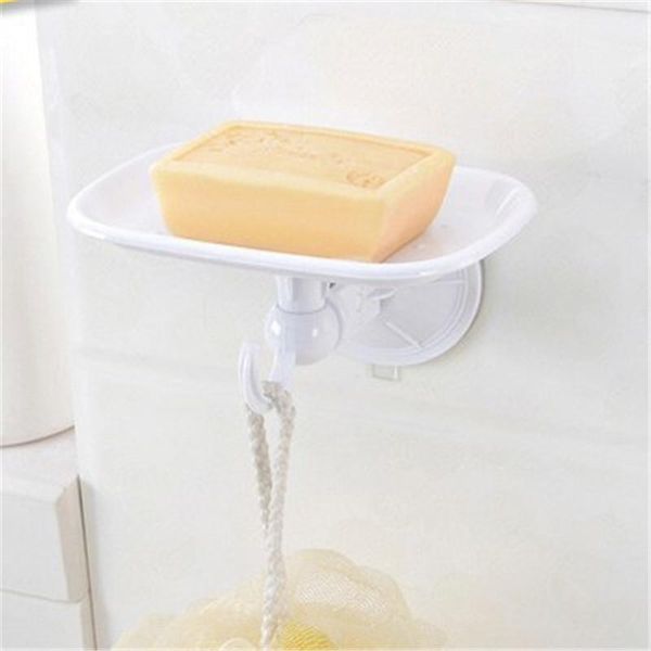 

soap dishes durable suction cup plastic wall dish basket drawer bathroom shower 13.8x9.9 cm