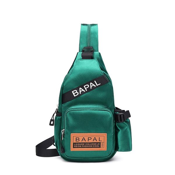 

waist bags waterproof nylon women chest pack solid color single shoulder strap back bag crossbody for 2021 girls gift