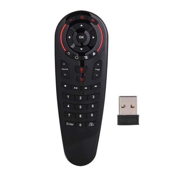 

air mouse voice control 2.4ghz wireless google microphone ir gyroscope sense remote for android smart tv box controlers