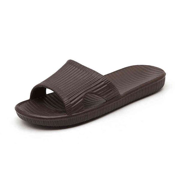 

men summer non-slip outddoor slippers brand men's casual beac fashion men slip on shoes man soft black home flip flops y220307