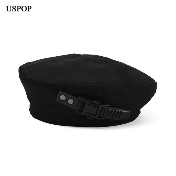 

berets uspop 2021 women british vintage black, Blue;gray