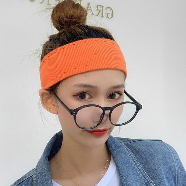 

hair accessories knitted sports headband wear street headbands daily trend fitness soft sweat-absorbent face wash makeup