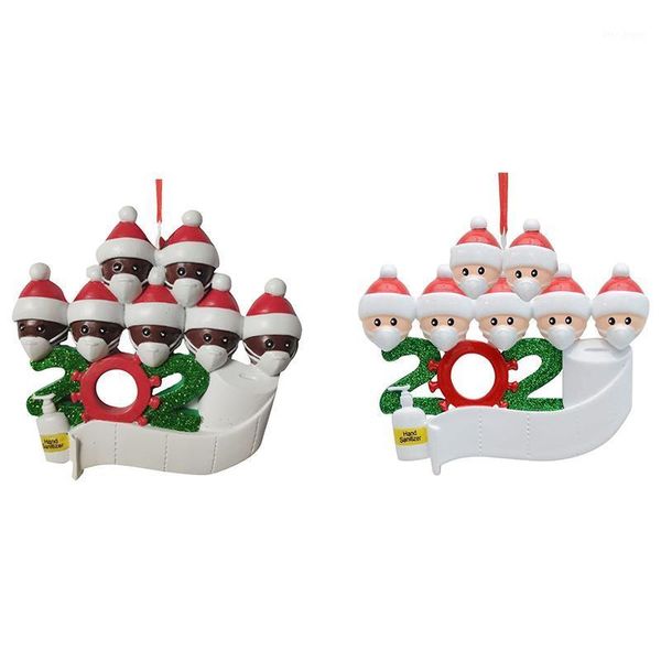 

christmas decorations pendant personalized hanging ornament birthdays party decoration gift product -social distancing