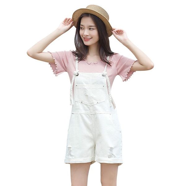 

women's jeans 2021 summer fashion loose thin hole denim wide leg shorts, Blue