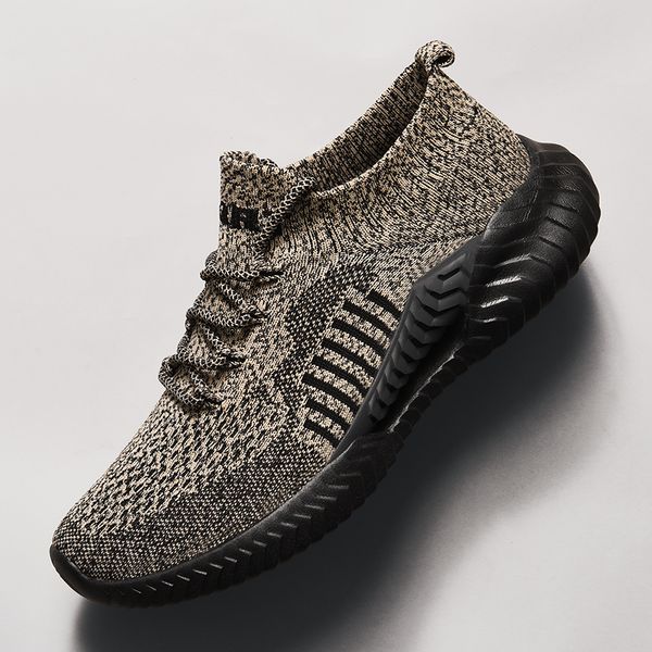 

fashion fly knit women mens running shoes outdoor sports trainers sneakers black olive gray orange size eur 37-45 code: lx28-197