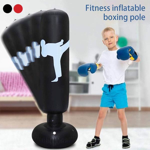 

fitness inflatable tumbler standing bag punching sandbag boxing column children body building sand