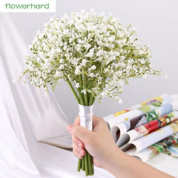 

artificial flower bridal bouquet custom flowers wedding buque de noiva bridesmaid home decorations decorative & wreaths1