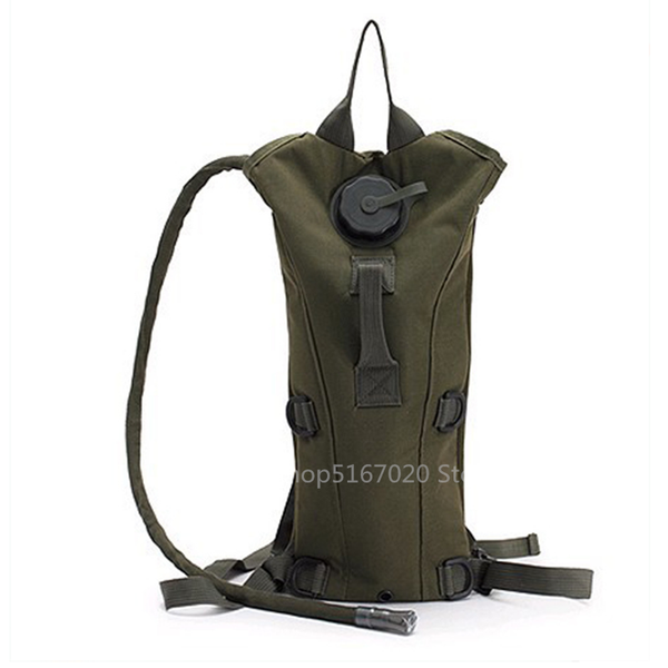 

hydration packs waterproof detachable shoulder bag, large capacity 2.5l liner, outdoor riding camouflage bag