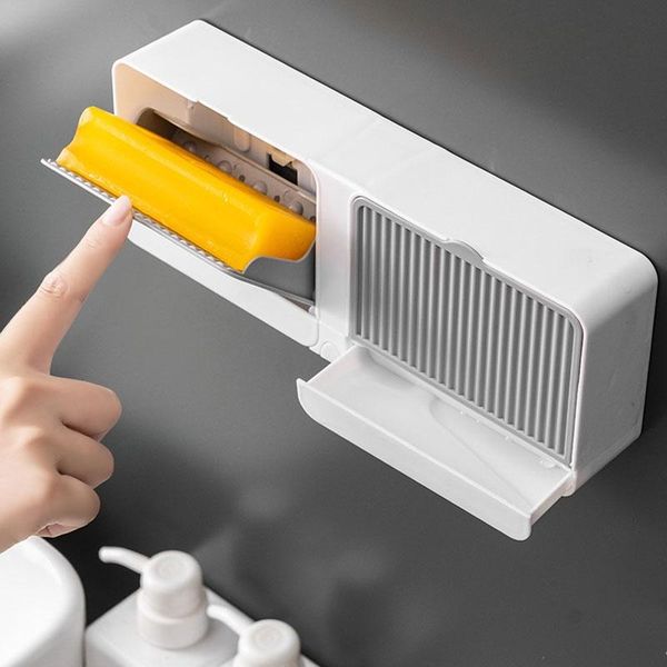

soap dishes baonoy boxes waterproof and dustproof creative double layer box
