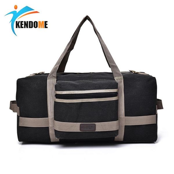 

outdoor bags arrival 40l large capacity canvas handbag shoulder gym bag duffel tote men sports bolso deporte