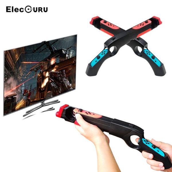 

game controllers & joysticks gun for switch joy-con games peripherals handgrip sense shooting handle grips n-switch controller