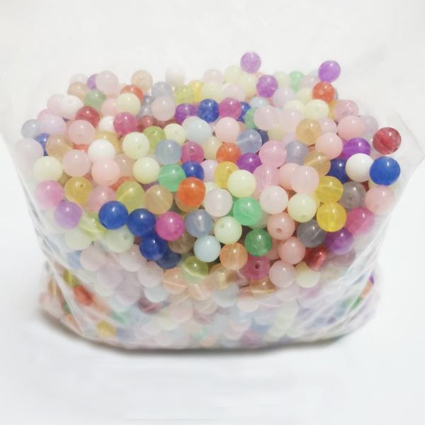

other 500gram/bag 6mm-14mm diy acrylic candy round loose spacer beads.beaded for kids bracelet necklace making jewelry accessories