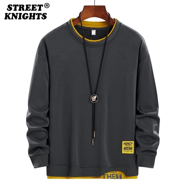 

men spring autumn solid color casual hoodies sweatshirts fashion harajuku streetwear hoodie sweatshirt hip hop 210813, Black