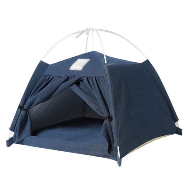 

cat beds & furniture pet dog bed plush warm house soft long for small dogs cats