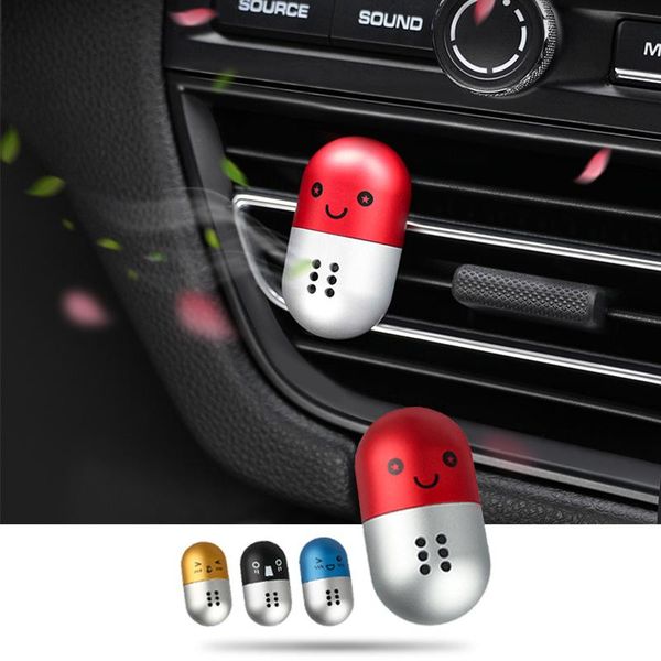 

car air freshener 1pc alloy perfume solid for vent outlet condition clip diffuser