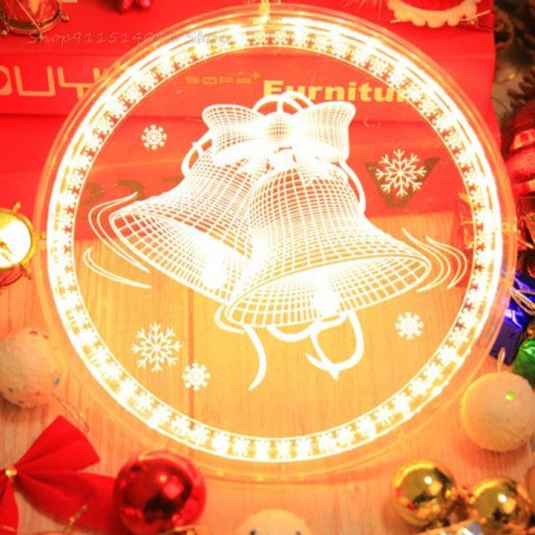 

decorative objects & figurines christmas decorations led light window santa claus tree hanging lamp