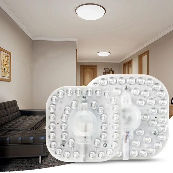 

panel lights led ring circle light smd2835 ac220v 12w 18w 24w 36w square ceiling board the circular lamp