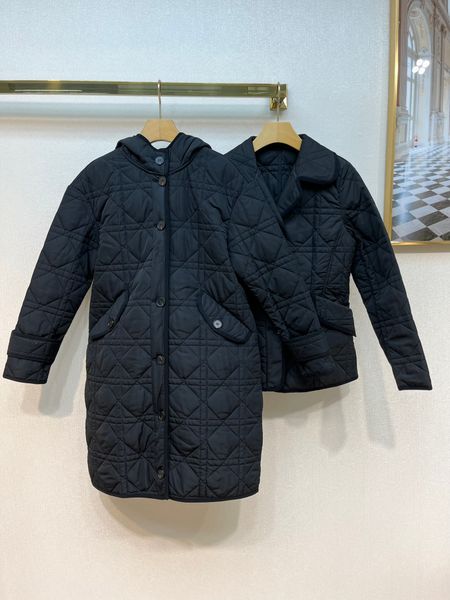 

autumn and winter rattan pattern cotton clothes, Black
