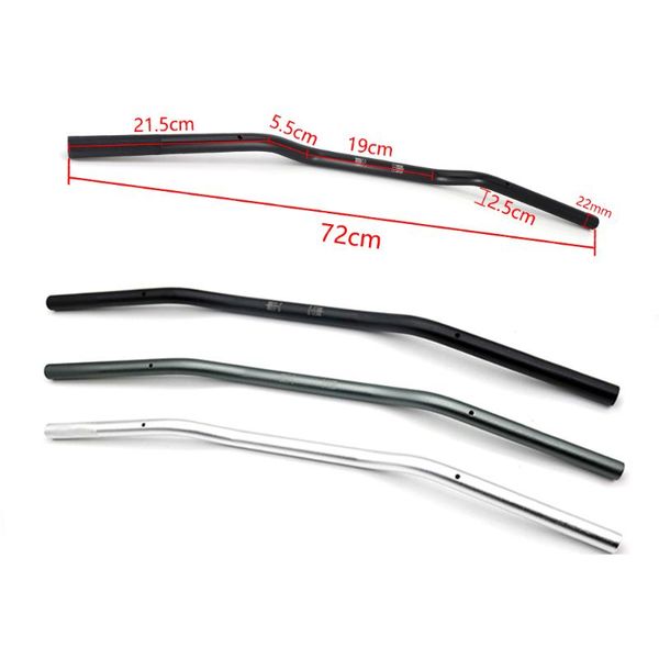 

22mm retro motorcycle handlebar aluminum alloy motocross steering wheel vintage handle bar for cafe racer pit dirt bike scooter handlebars
