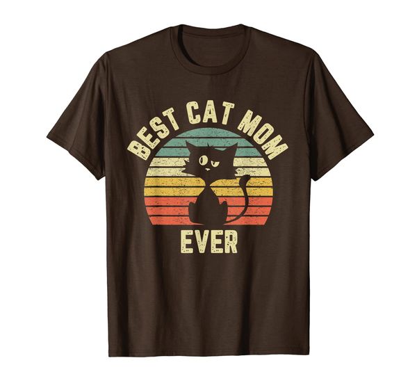 

Best Cat Mom T Shirt Gift idea Retro Women That Love Cats T-Shirt, Mainly pictures