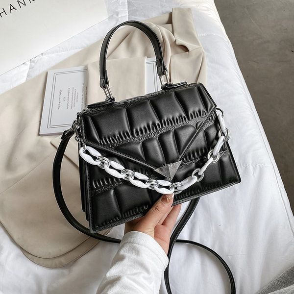 

bags women's 2021 korean fashion small square bag pu single shoulder messenger