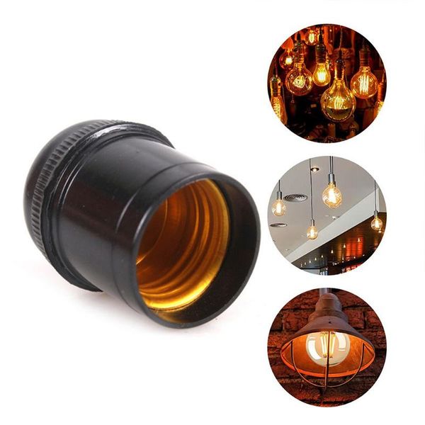 

lamp holders & bases 5pcs bulb black e27 general holder cap chandeliers light base lighting accessories supplies
