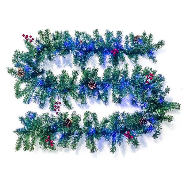 

christmas rattan 2.7 meters pvc for mall door and window decoration decorative flowers & wreaths