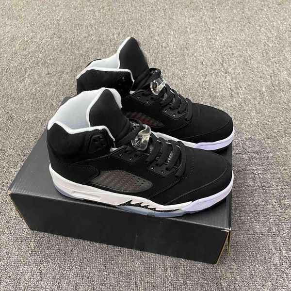 

shoes 5 oreo basketball 5s black white-cool grey men sneakers ct4838-011