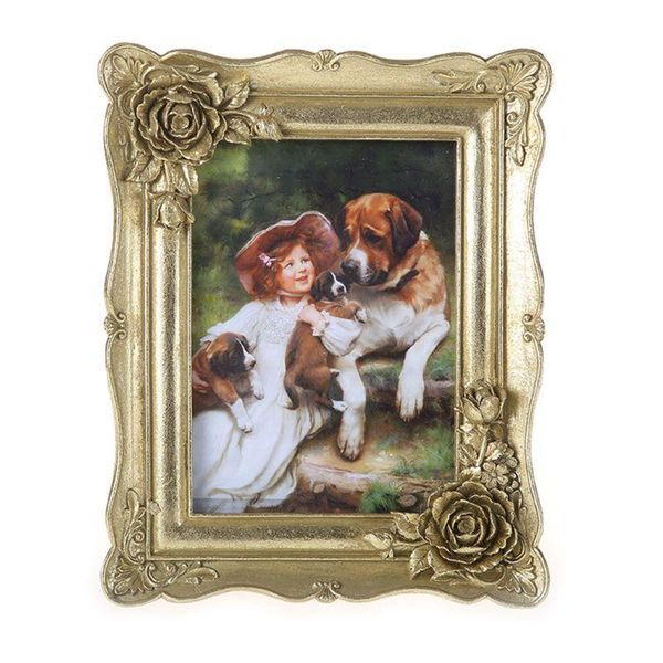 

european large po frame square oil painting wedding props classical ktv frames