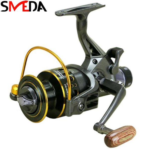 Mulinello da pesca Bobina di metallo Spinning 8KG Max Drag Nodo di sughero Attrezzatura per acqua salata Mulinelli da Baitcasting