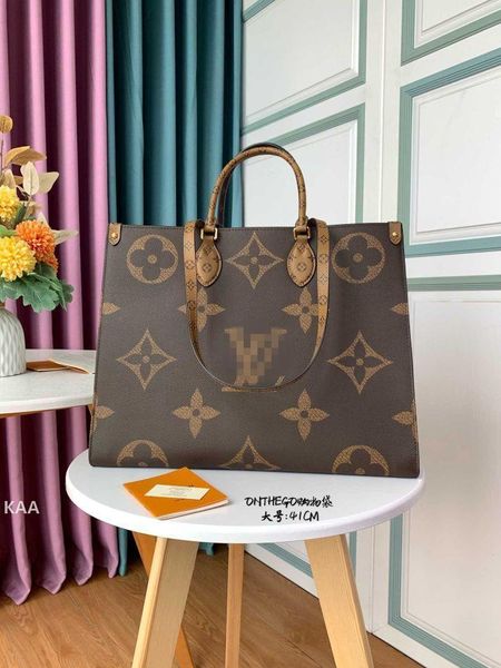 

1-36 designer onthego handbags ladies shoulder messenger bag luxury genuine leather gglvlouisvitton yslvutton, Red;black