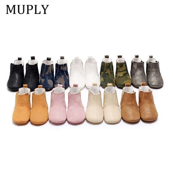 

baby shoes toddler shoes pu soft soled crib shoes infant boy girl first walkers prewalkers winter bottom anti-slip ankle boots 210928