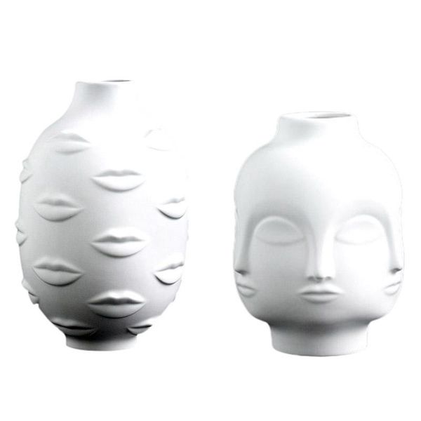 

vases artists,potted plants,potted plants,garden decoration,white pottery vase