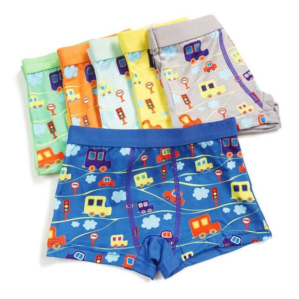 12 pçs / lote Baby Boys Underwear Kids Boxer Shorts Shorts Underpants Modal Soft Children Menino Calcinha Briefs 2-7 Anos 211122