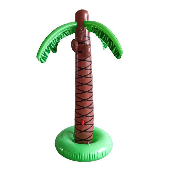 

inflatable floats & tubes coconut palm tree water spray beach party pool