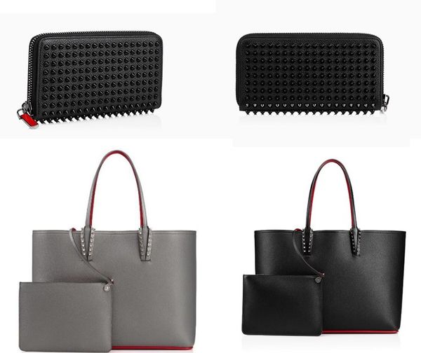 

women men fashion messenger bag designer totes rivet genuine leather redbottoms wallets composite luxurys handbag purse shoulder bags