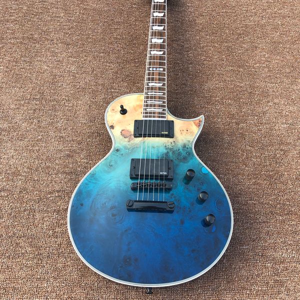 

electric guitar,rosewood fingerboard,burl emg pickup