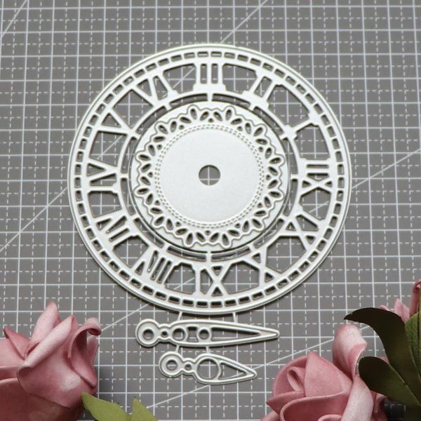 

painting supplies clock watch table minute second hand metal cutting dies stencil for diy scrapbooking embossing paper cards decorativ