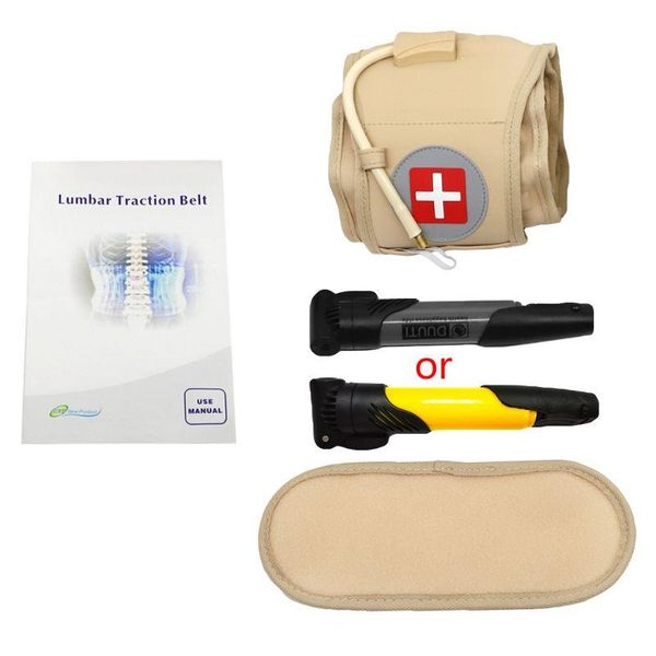 

full body massager lumbar back belt support traction air decompression pain relieve inflatable waist protect for women men