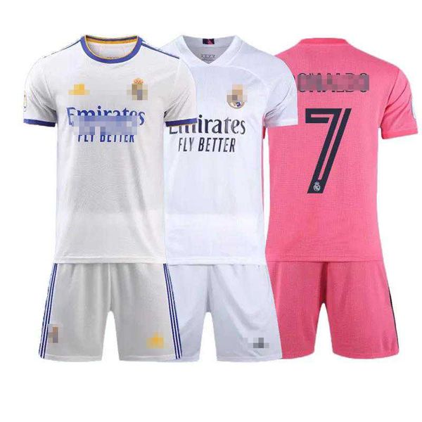 

men's tracksuits ins 2021-22 white team two-piece suit couple casual loose parent-child uniforms camiseta de fÃºtbol bfq-a44, Gray